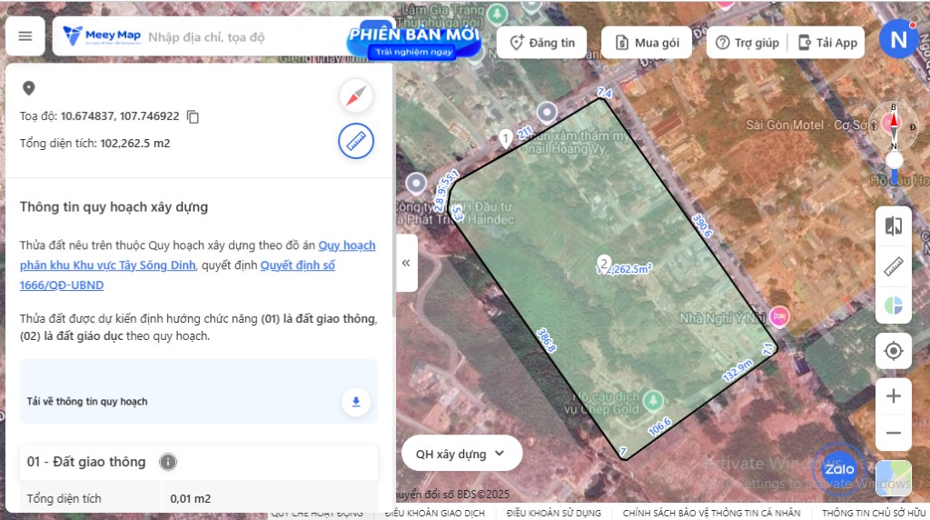 Tài sản tọa lạc tại thửa đất số 36b - Tờ bản đồ số 9, KP3, hẻm phụ, Ngô Quyền, Phường Tân An, TX La Gi, Bình Thuận