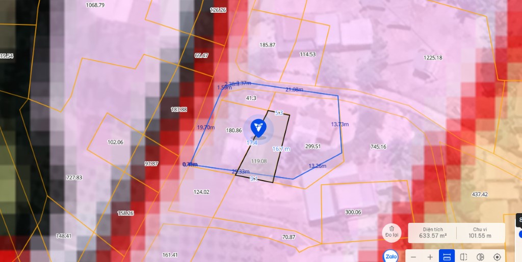 Tài sản gồm 5 thửa đất tọa lạc tại thôn 1, Xã Hồng Sơn, Huyện Hàm Thuận Bắc, Bình Thuận (Nay thuộc xã Hồng Sơn, tỉnh Lâm Đồng)