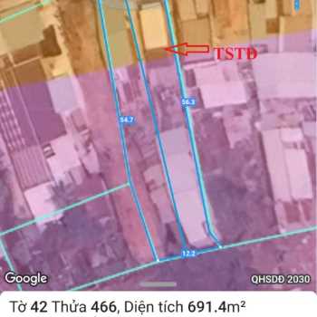 Tài sản tọa lạc thửa đất số 927 - Tờ bản đồ 42 , khu phố Tân Lộc, đường Tránh Xuyên Á, Phường Gia Lộc, TX Trảng Bàng, Tây Ninh (nay là phường Trảng Bàng)
