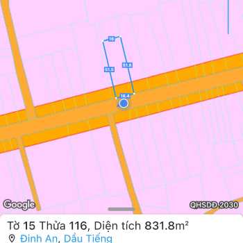 Tài sản tọa lạc tại thửa đất số 790 - Tờ bản đồ 15, Khác, Xã Định An, Huyện Dầu Tiếng, Bình Dương