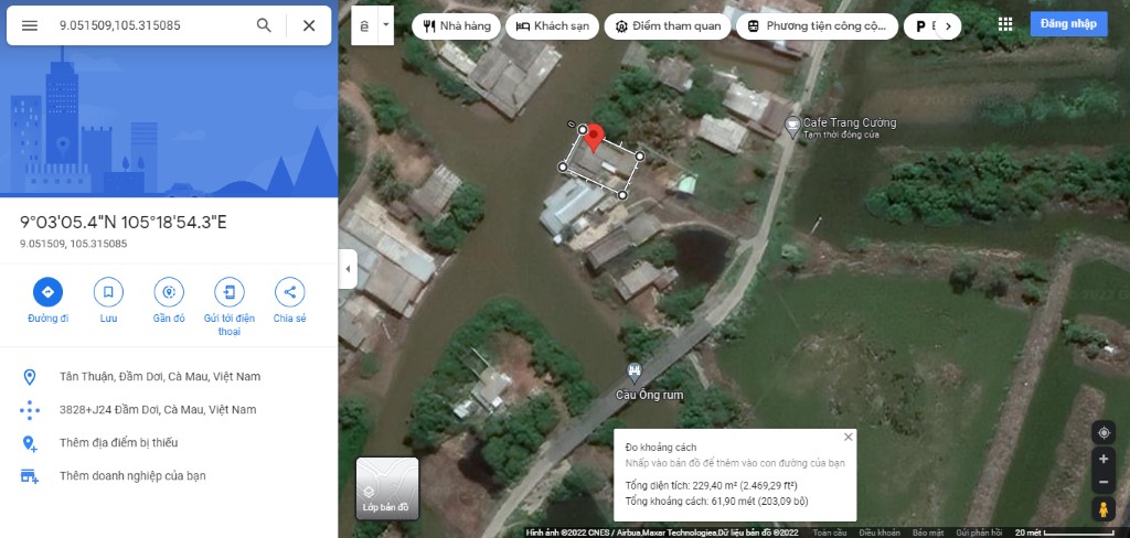 Tài sản tọa lạc tại thửa số 408 - Tờ bản đồ 1 - ấp Thuận Lợi A, Khác, Xã Tân Thuận, Huyện Đầm Dơi, Cà Mau